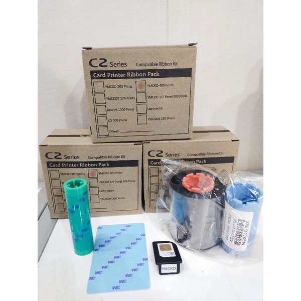 Ribbon Color YMCKO HITI CS200E Compatible