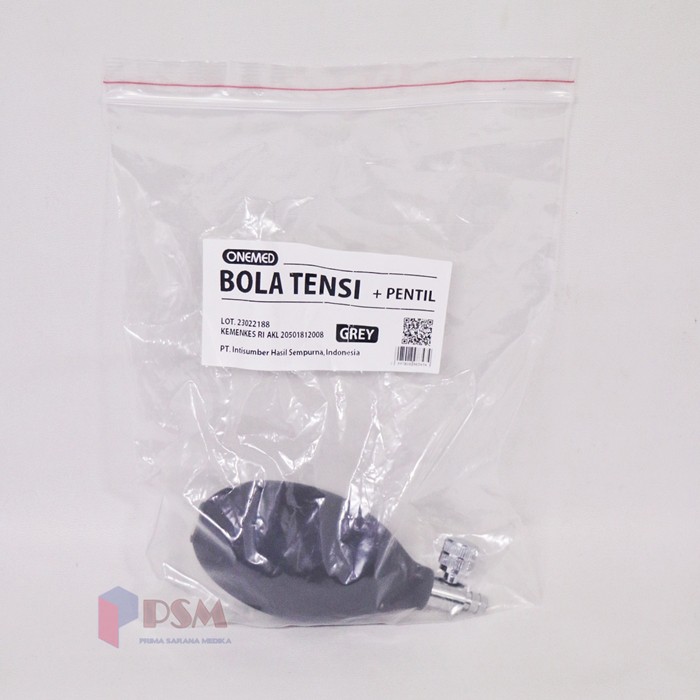 Bulb Bola Tensi+Pentil Deluxe Non Latex OneMed /Balon Pompa Tensimeter