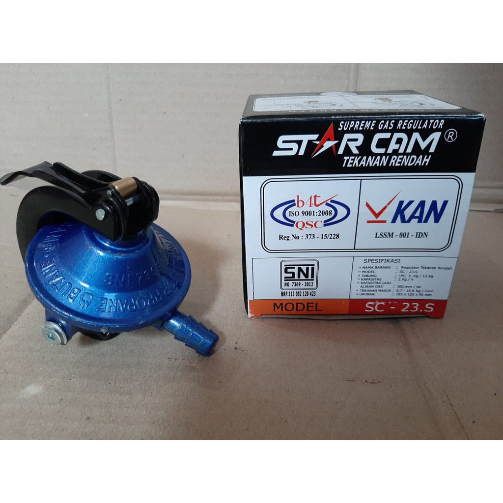 Regulator Starcam Tanpa meteran (memakai pengaman) SC-23S