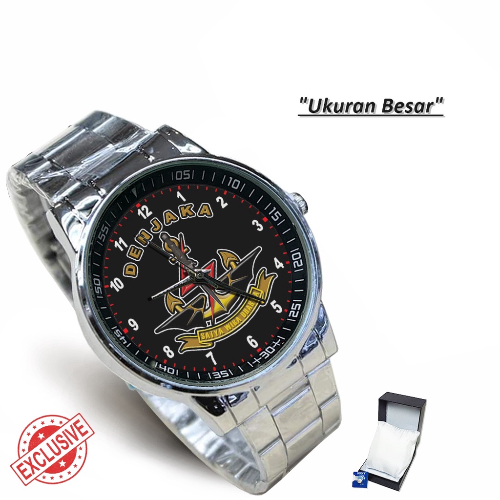 Jam Tangan Rantai Couple TNI AL DENJAKA - 2 (Limited Edition)