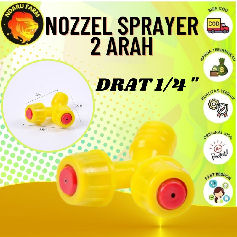 Nosel Sprayer 2 Arah Elektrik Manual NDARUFRAM