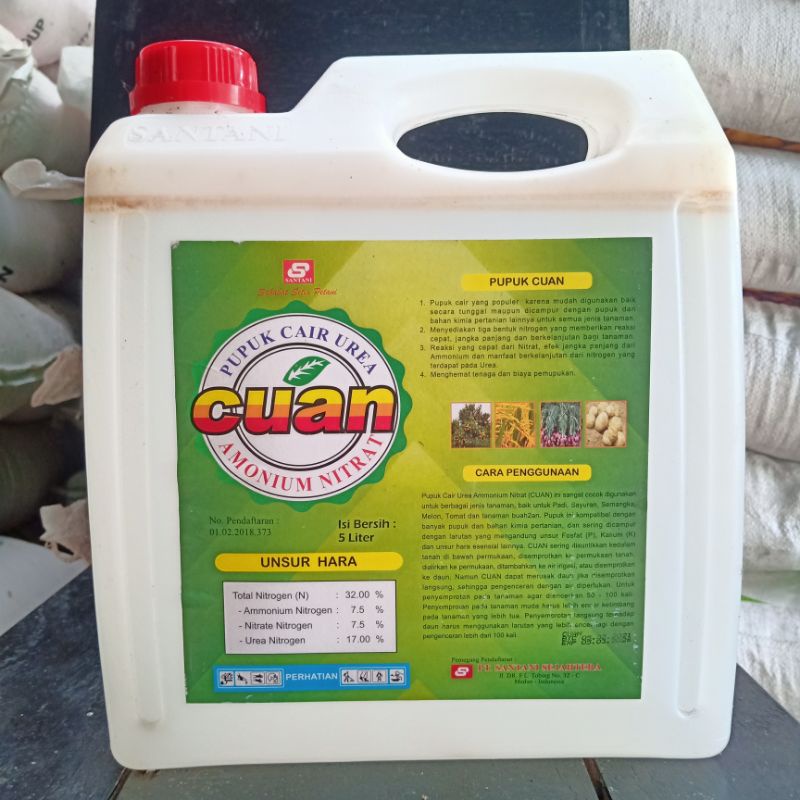 Jual Cuan 5 Liter Pupuk Urea Cair Shopee Indonesia