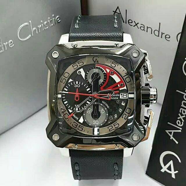 Alexandre Christie Pria AC3038 Silver Black Original