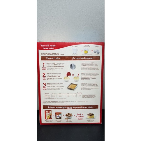 

BETTY CROCKER SUPER MOIST CAKE MIX YELLOW 432R