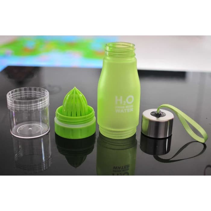 [500gr] LT - [ H20 ] INFUSED WATER BOTTLE 650 ml Murah Unik Botol Minum