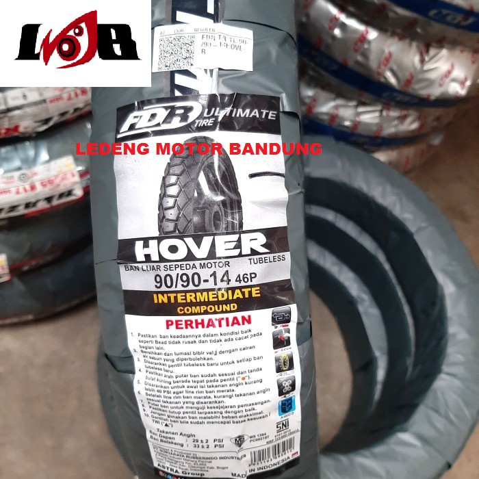 FDR 90/90-14 Hover Tubeless Ban Motor Matic
