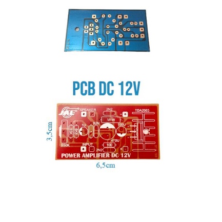 PCB AMPLIFIER POWER DC 12V