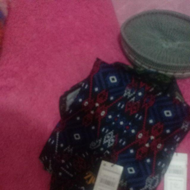 Kemeja Batik Lengan Panjang Long Green Batik Songket Hijau Slimfit Murah Distro 5958