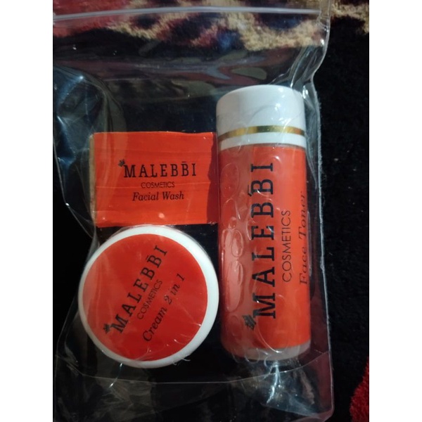 MALEBBI COSMETICS EKONOMIS (BPOM RI) / SKINCARE ACNE  3in1