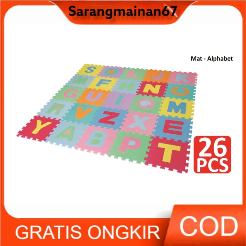 TIKAR BUSA ALAS LANTAI KARPET BUSA MAINAN ANAK EDUKASI EDUKATIF EVAMAT PUZZEL MAT TIKAR ALAS LANTAI 