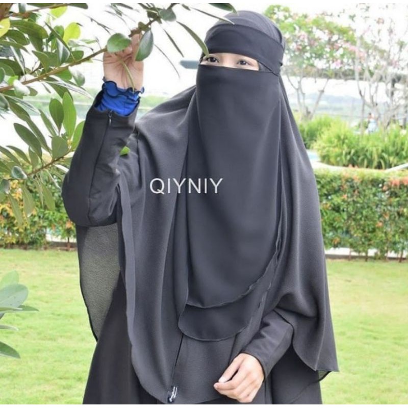 cadar bandana cerutybabydoll 2 layer cadar ninja cadar cantik cadar terbaru