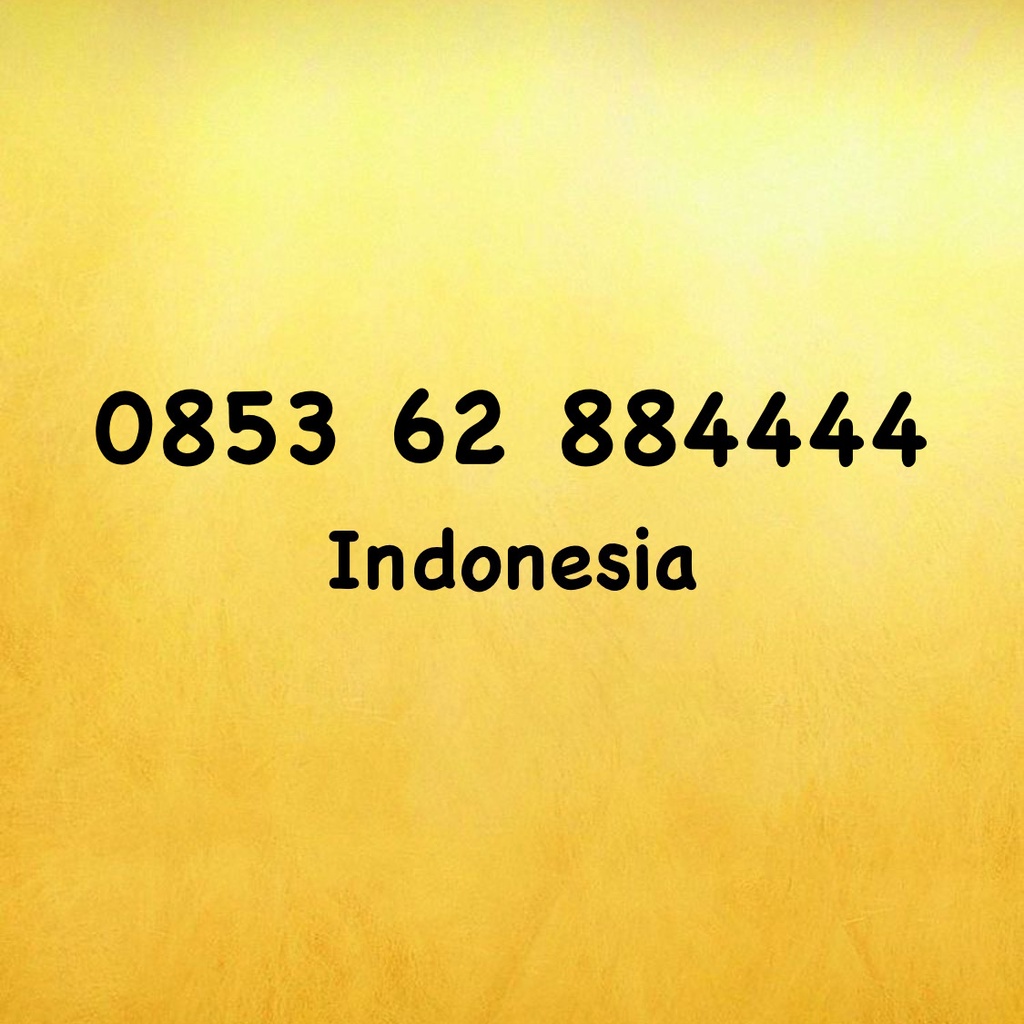 Nomor Cantik Kartu AS Triple AA - 0853 6288 4444 - 0853 62 884444