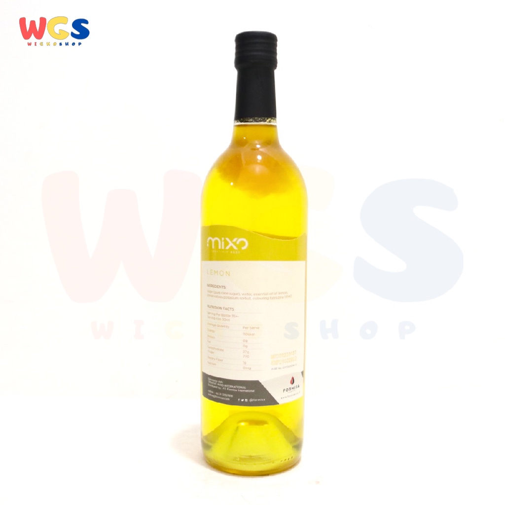 Syrup Mixo Lemon Flavored Creatively Made 750ml