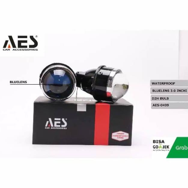 Sepasang Projector Foglamp 3 Inch Bluelens Aes Hid Projie Foglamp