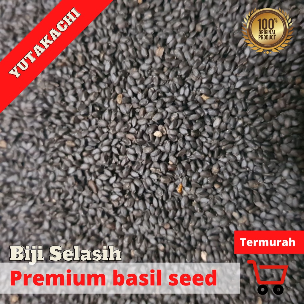 Basil Seed / Biji Selasih Import per 1 Kg Premium Yutakachi