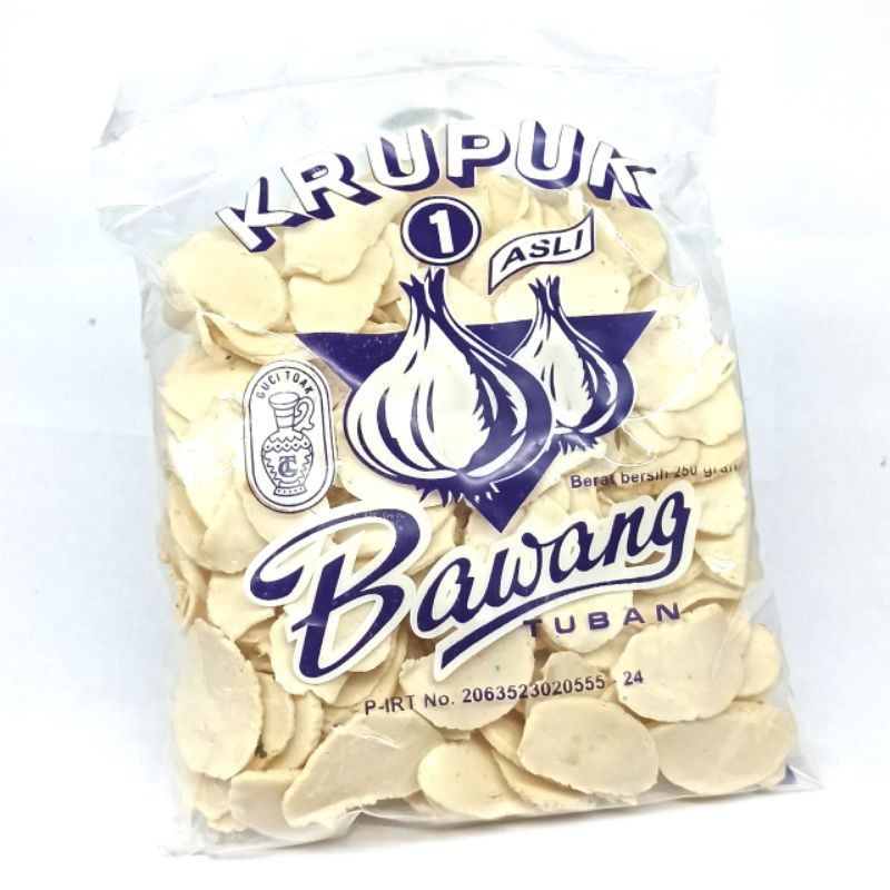 

Kerupuk bawang - krupuk bawang GUCI TOAK khas Tuban 250grm