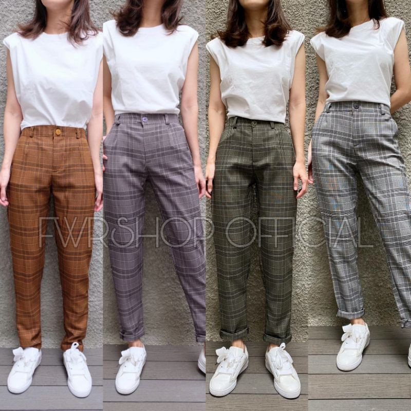 FWR - KYNA CHECKED PANTS BASIC