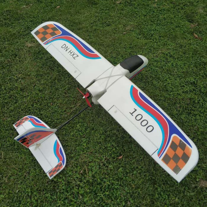 DN HXZ 1000 1000mm Wingspan EPP Wing FPV plane RC Pesawat Airplane KIT - Putih