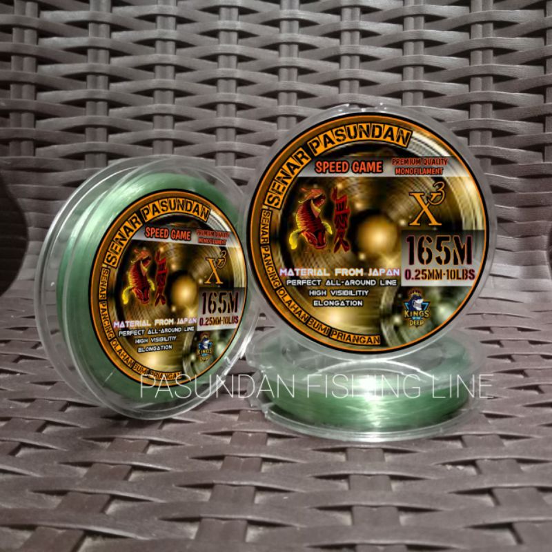 senar pancing Pasundan, senar pancing tidak keriting, senar pancing mudah tenggelam,senar pancing ti