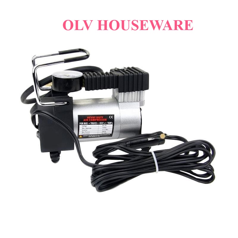 OLV HOUSEWARE READY POMPA BAN MOBIL MOTOR PORTABLE / POMPA Kompresor Angin Listrik Kompresor Mini Po