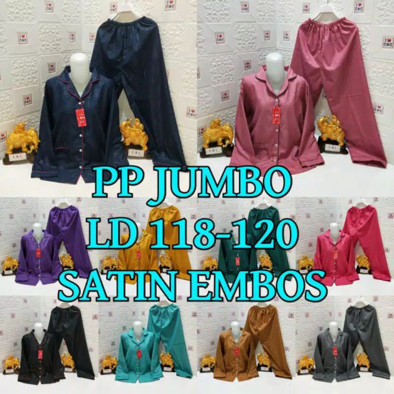 CNC - Baju Tidur Wanita Piyama PP Jumbo Hembos Ld118-120cm