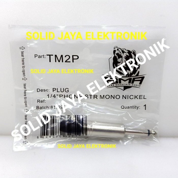 JACK MIC MONO BMA JECK JEK BMA JAK JEG AKAI TM2P BMA ASLI ORIGINAL