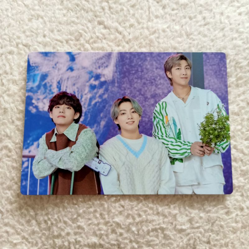 Official MPC BTS V JK RM Taehyung Jungkook Namjoon Sowoozoo Muster 2021 Photocard Group