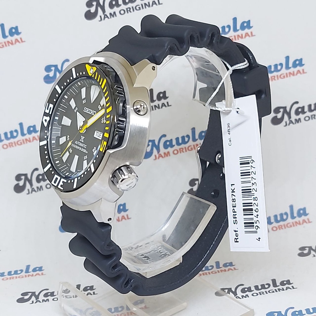 Seiko Prospex SRPE87K1 Baby Tuna Silicone - Jam Tangan Pria SRPE87