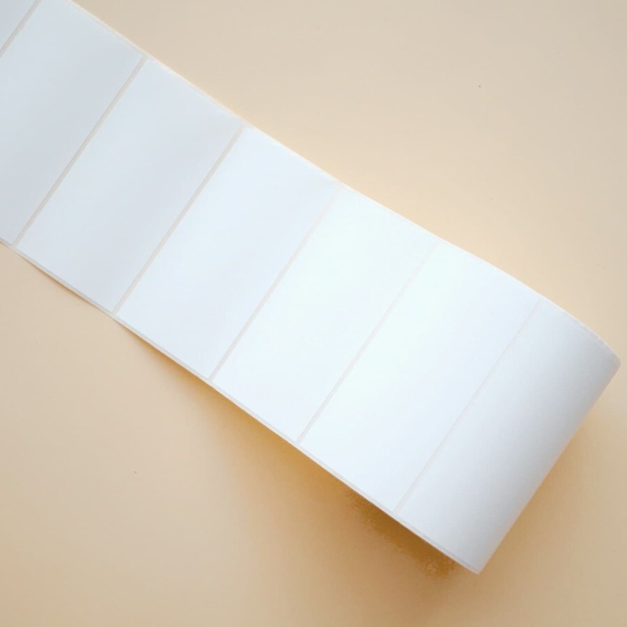 

Label Barcode Sticker Yupo 100 x 50 mm kertas stiker kaleng dus botol ban 10 x 5 cm