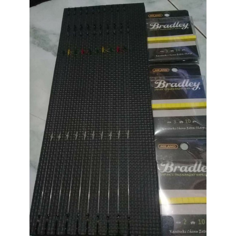 Rankaian Kail Cabang 3 - Kail Bradley No.3 isi 10 set
