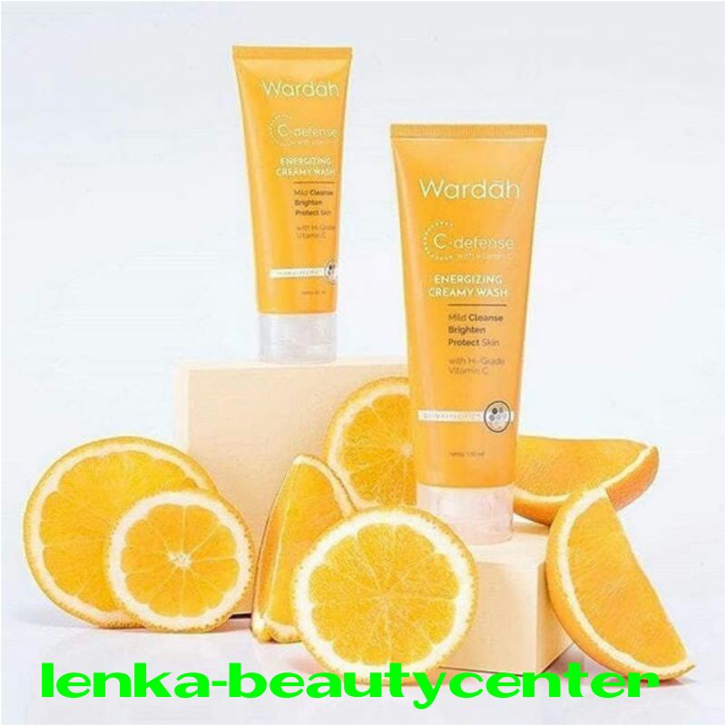 Jual Wardah Facial Wash C-Defense Energizing Creamy Wash-Sabun Muka C