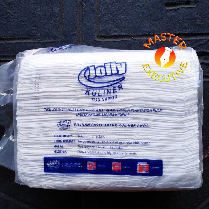 Jolly Kuliner Tisu Napkin 240 sheets 1 ply - Tissue Makanan Restoran