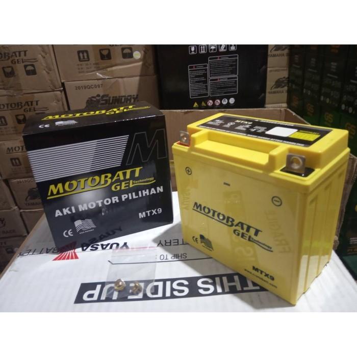 Aki Motor Suzuki Thunder 150-1125 Motobatt MTX9 Aki Gel-Aki Kering 9Ah