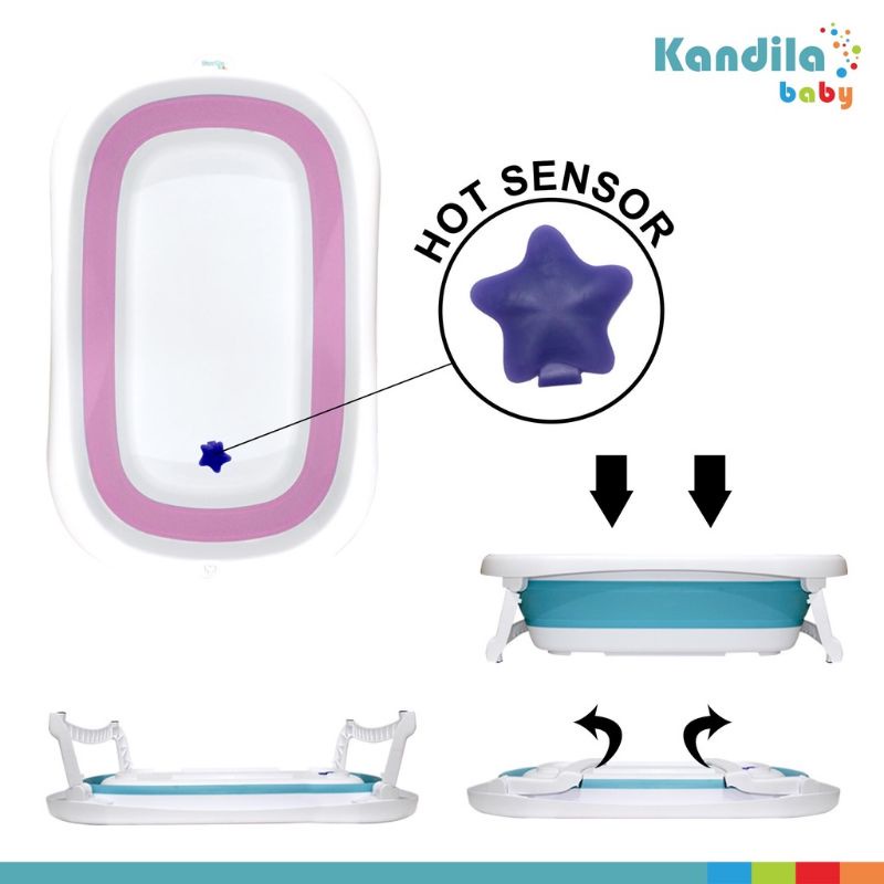 KANDILA BABY BATH UP KDL 002 / BAK MANDI LIPAT KANDILA Richell soft baby bath / bak mandi bayi