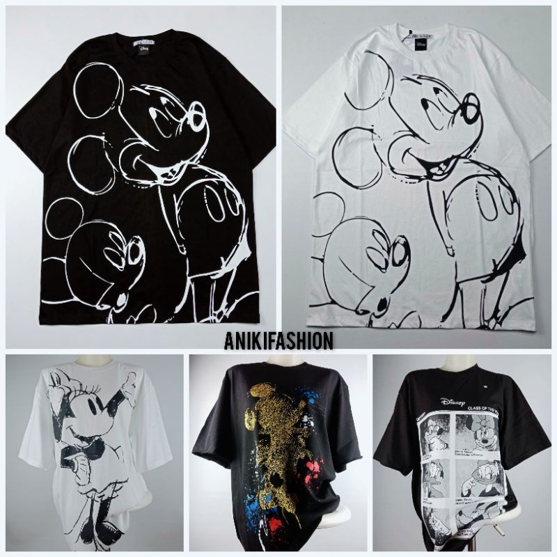 KAOS ZARA DISNEY MICKEY MOUSE ATASAN WANITA OVERSIZE TSHIRT WANITA KAOS DISTRO /PAKAIAN WANITA/KAOS 