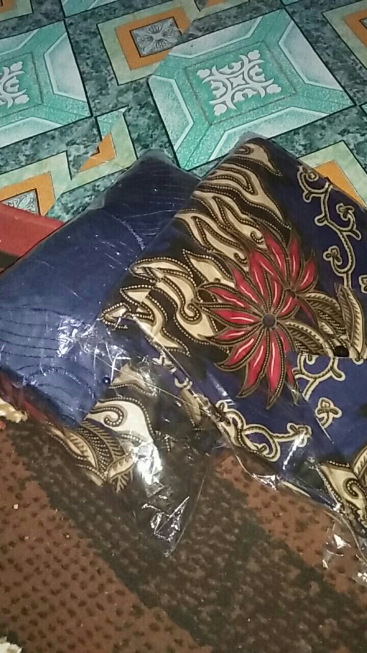 ( New Arival ) Couple Batik Tile Payet Mutiara Wilona Lengan Panjang