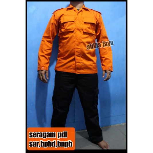 SERAGAM PDL ORANGE SAR BPBD BNPB BASARNAS SIAGA BENCANA