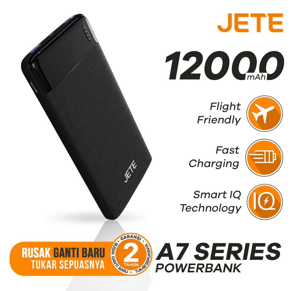 POWERBANK JETE A7 12000mAh