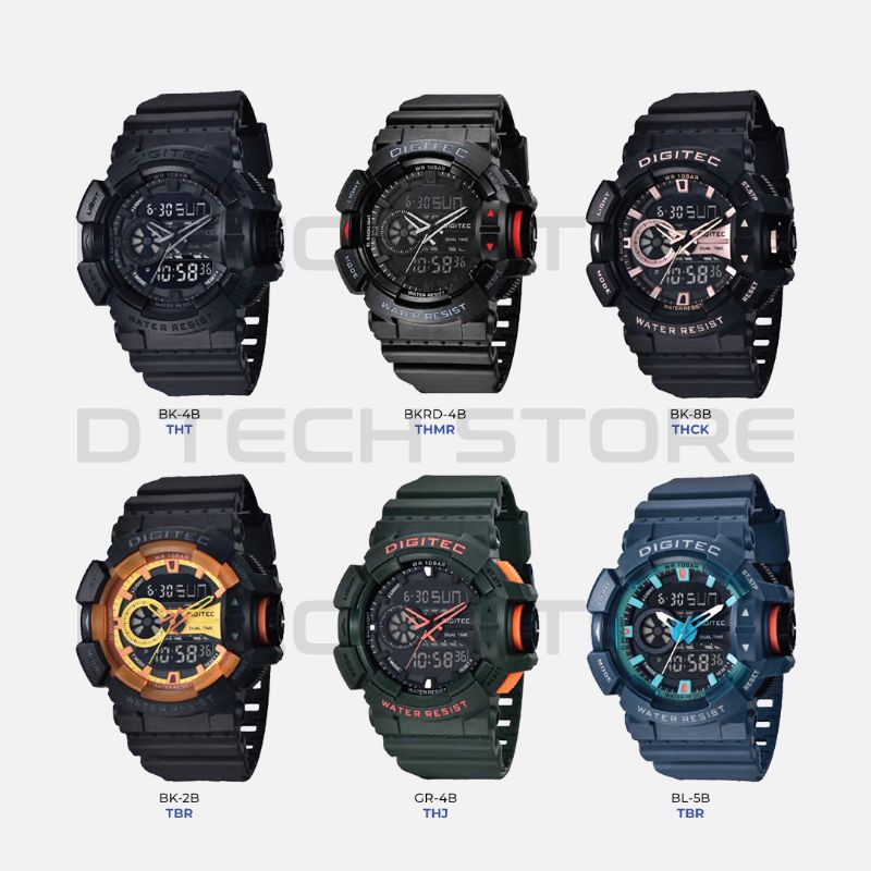 JAM TANGAN PRIA DIGITEC ORIGINAL DG-2080/DA-2080 Jam tangan digitec original 100%