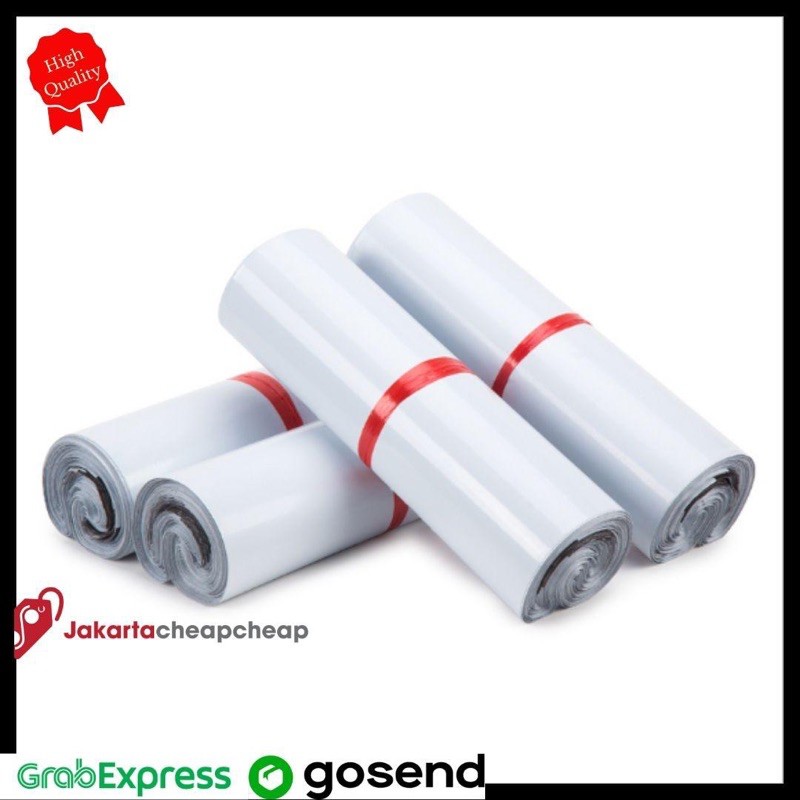 Plastik Packing Polymailer 25x35 Putih Amplop Packing Online Termurah