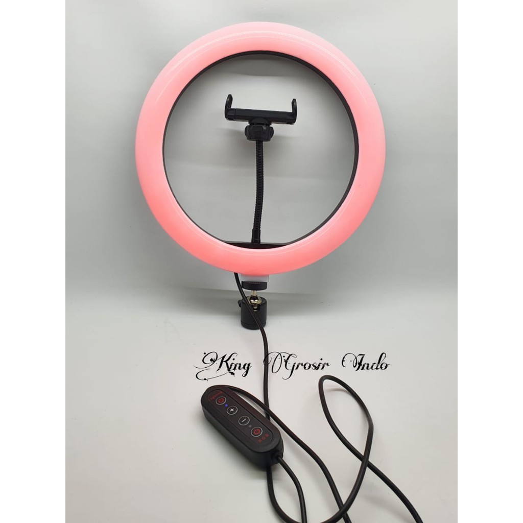 Soft Ring Light RGB LED MJ26 / Lampu Selfie Studio Photo ( 10 Inch / 26 cm )