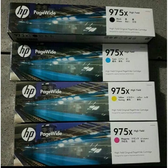 Tinta HP 975x Black dan 975x Color Original