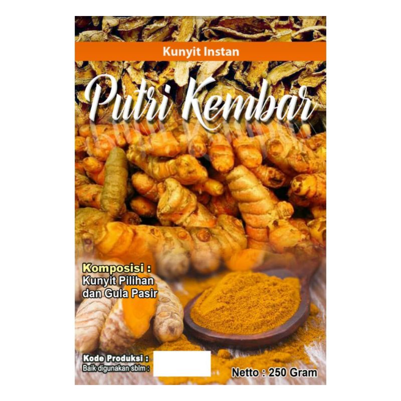 

kunyit instan putri kembar