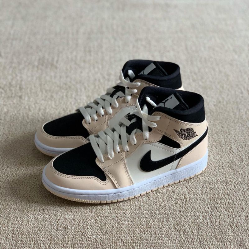 Air Jordan 1 Mid Barely Orange Guava (100% Original)