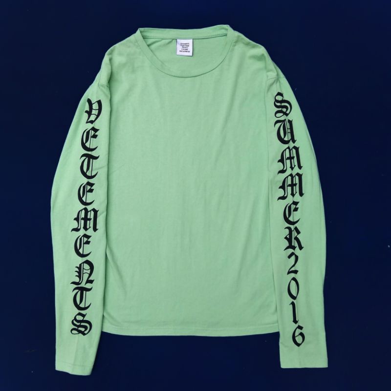 Vetements Summer 2016 Longsleeve