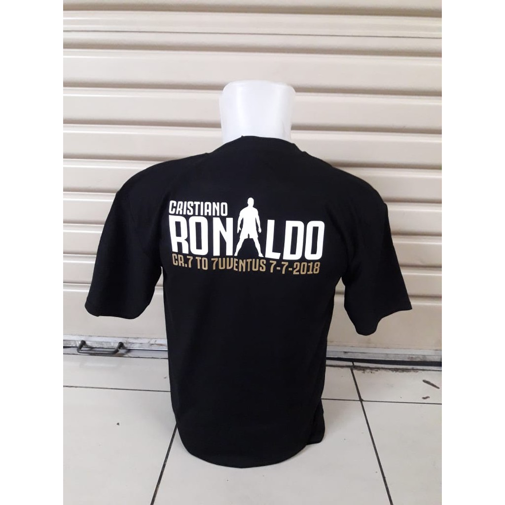 KAOS baju COMBED 30S DISTRO JUVENTUS JUVE RONALDO CR7 my7h