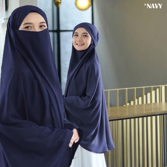 Jilbab cadar bergo instan Khimar french Niqob Annisa cadar