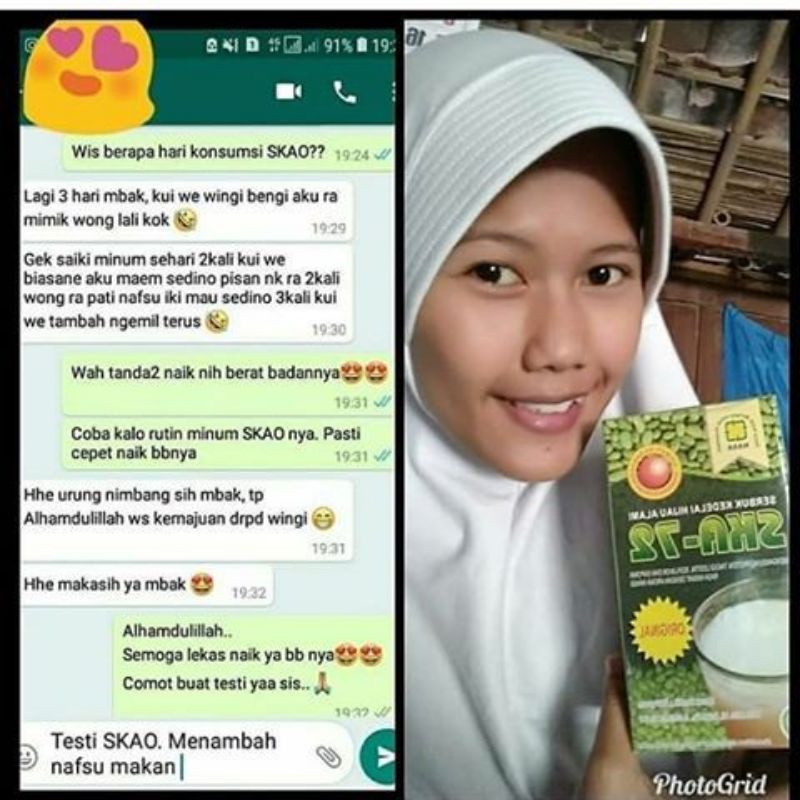 COD GRATIS Susu Kedelai Penggemuk Badan Herbal Aman