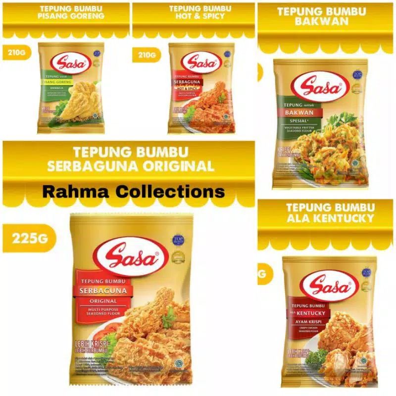 

tepung bumbu sasa all variant kemasan 225gr