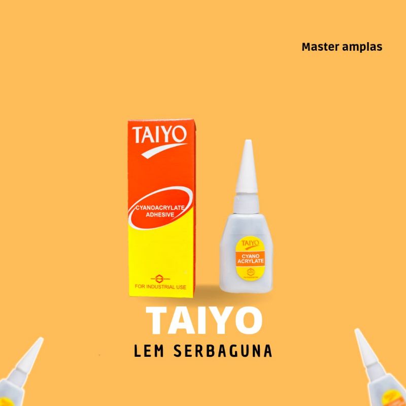 

Lem Taiyo Cyanoacrylate 18 Gram/Lem Korea (alteko)